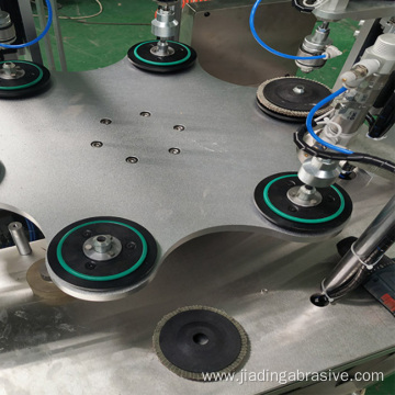 flap disc forming making machine produce abrasive wheels